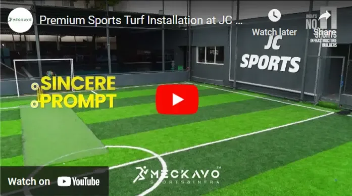 Recent Project - Premium Sports Turf Installation at JC Sports Center, Bangalore | Meckavo Sports